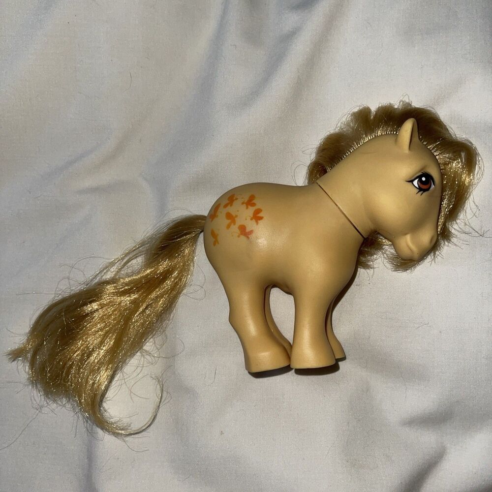 VTG 1983 G1 My Little Pony G1 Butterscotch Hasbro  MLP Orange Butterfly Design